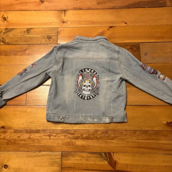Youth Lynyrd Skynyrd Jean Jacket Medium - Picture 2 of 5